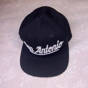 San Antonio Black and white cap